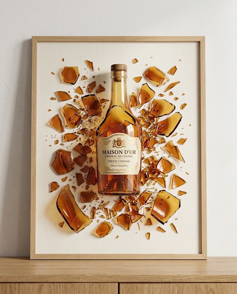 Affisch, Cognac